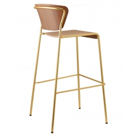 Lisa wood bar stool